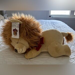 Harry Potter Gryffindor Lion 18” Sleeping Plush Child's Soft Plushie w/ Tags